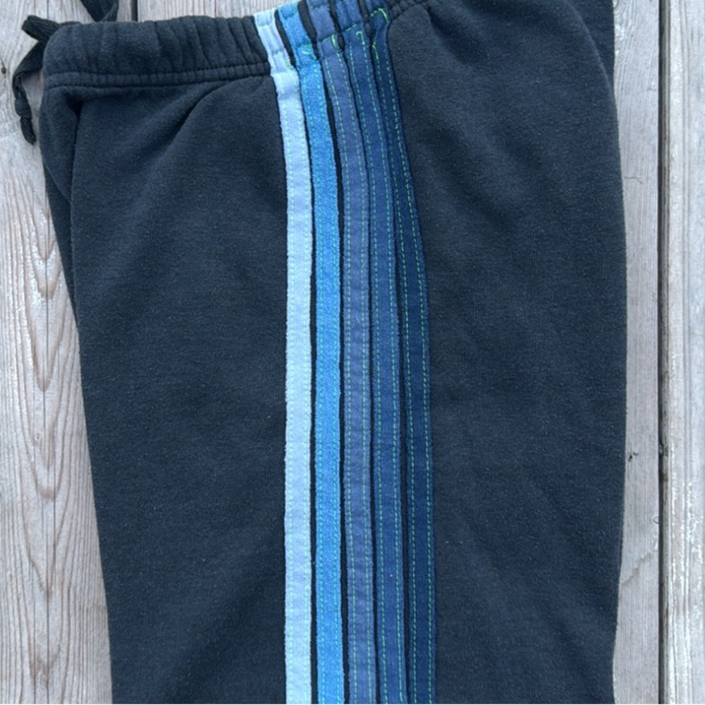 Aviator Nation Five Stripe Sweatpants Charcoal Navy - Picture 6 of 6